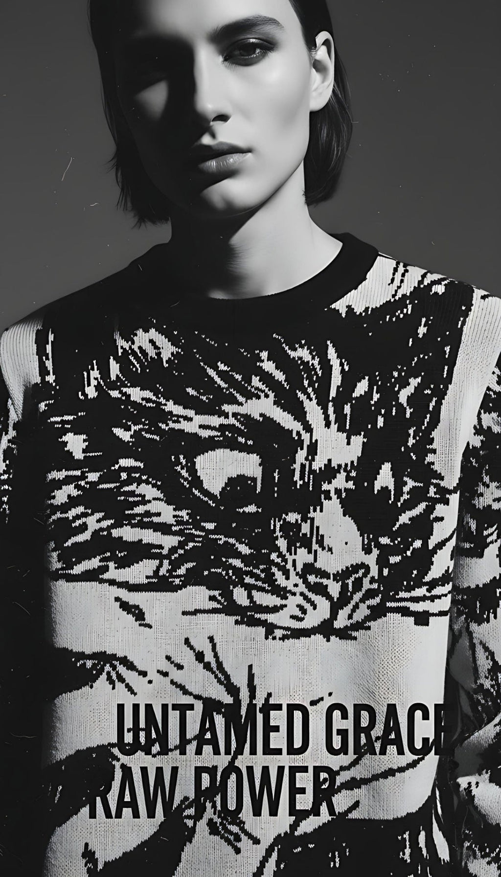 Sudden Attack Knitted Sweatshirt