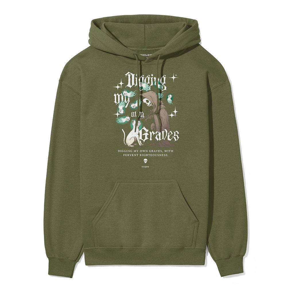 Digging My Own Graves Cat Hoodie