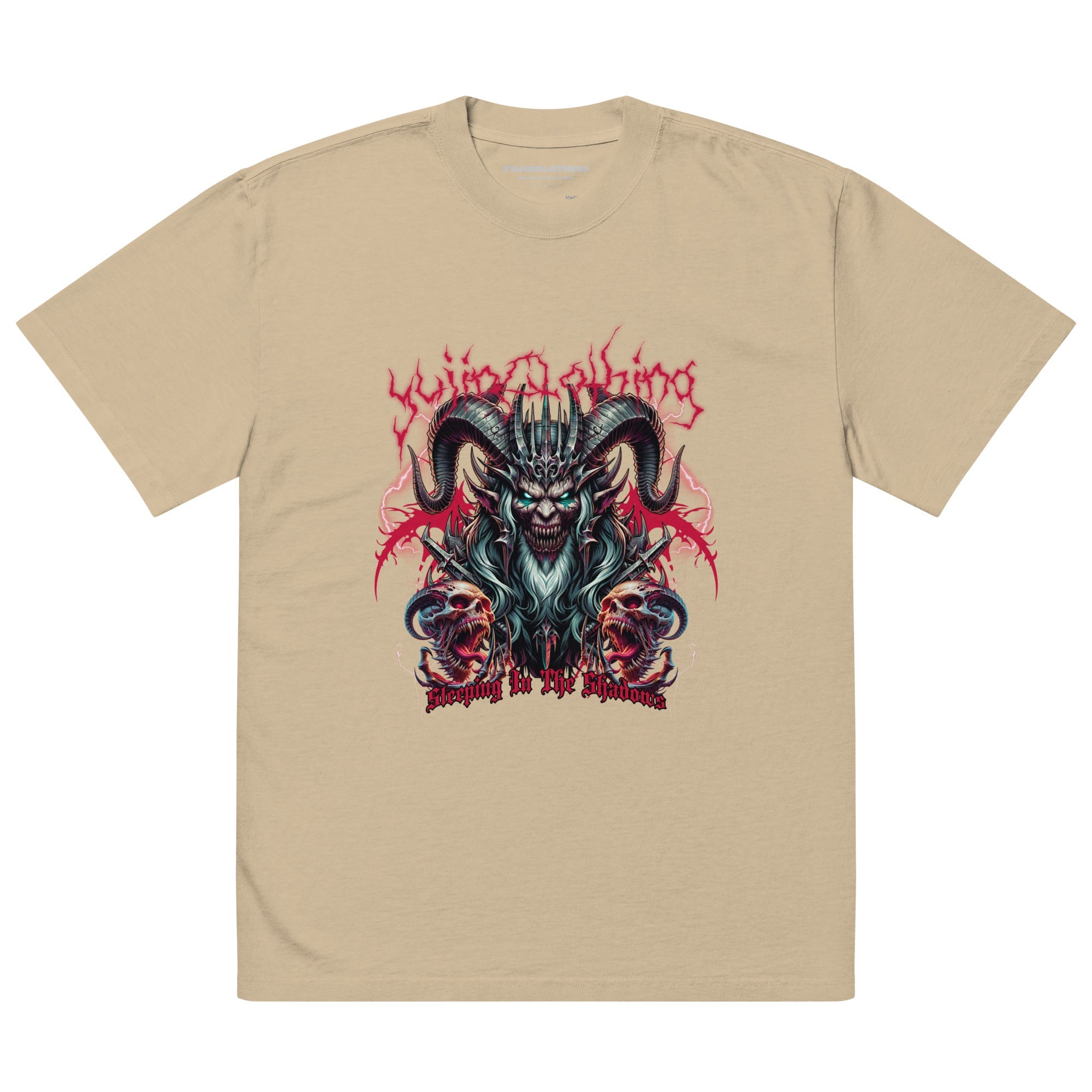 Darkness Oversized Faded T-Shirt