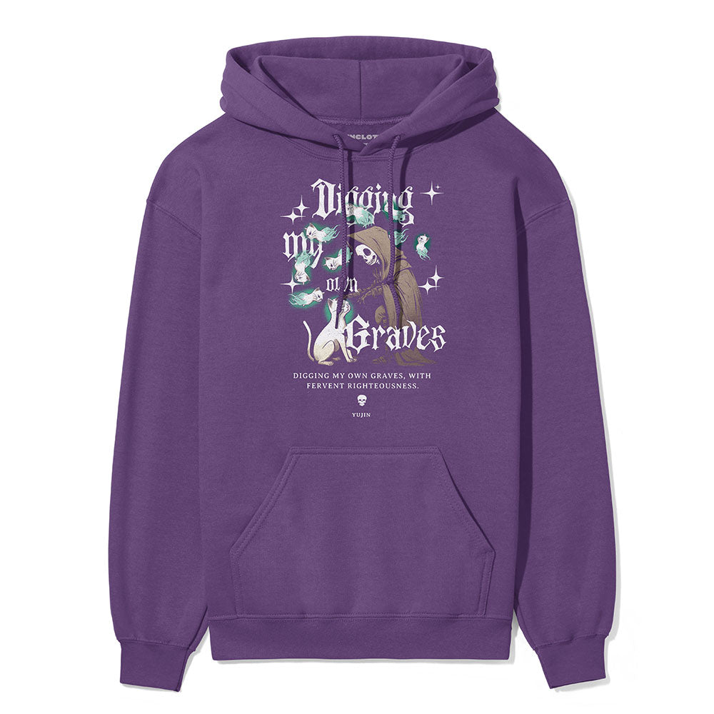 Digging My Own Graves Cat Hoodie
