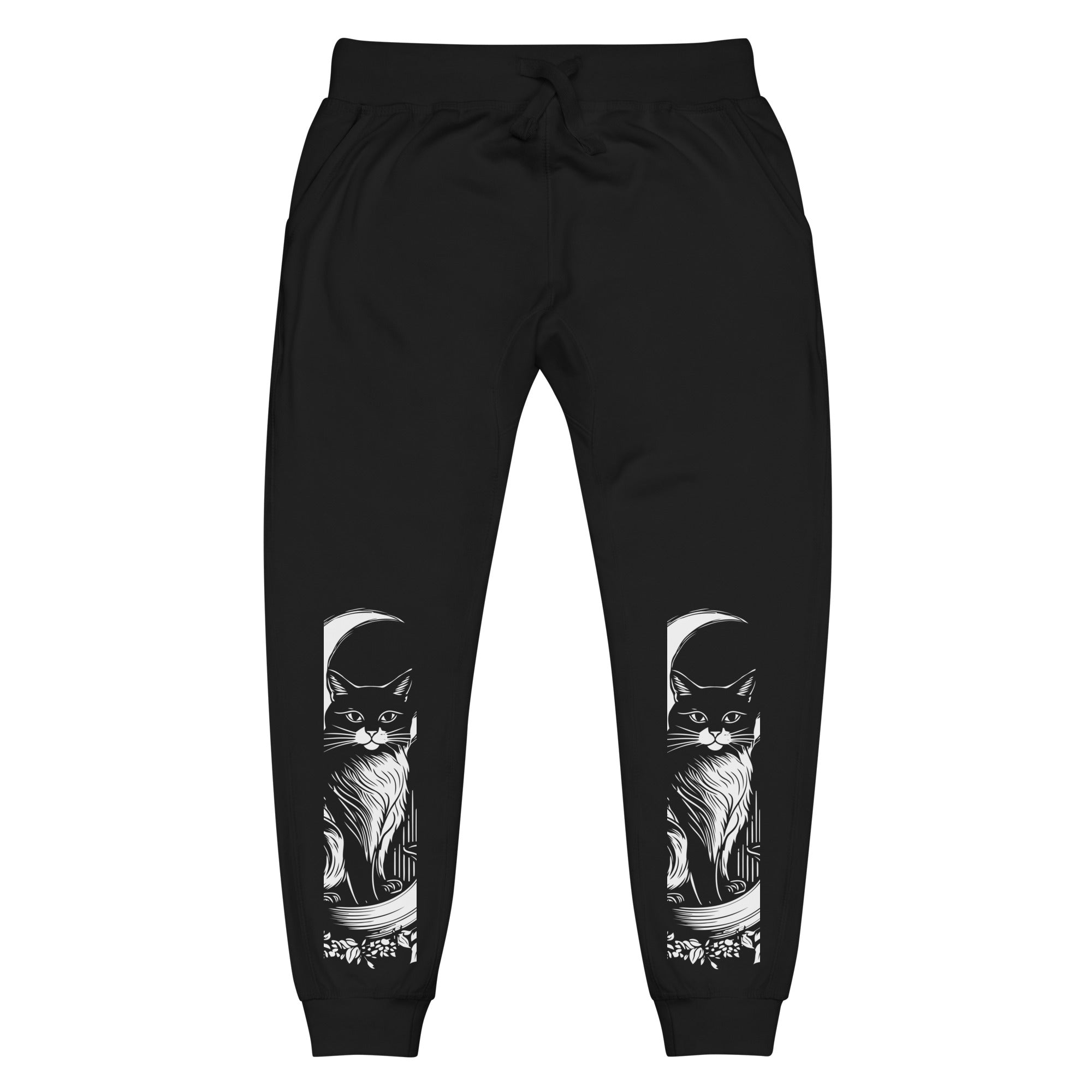 Moon And Cat Sweatpants