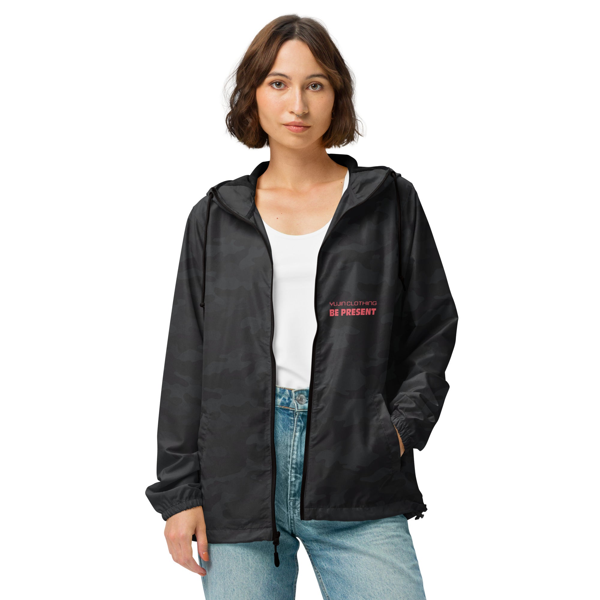 Be Present Windbreaker